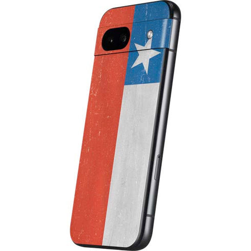 Chile Flag Distressed Google Pixel 8a Skin